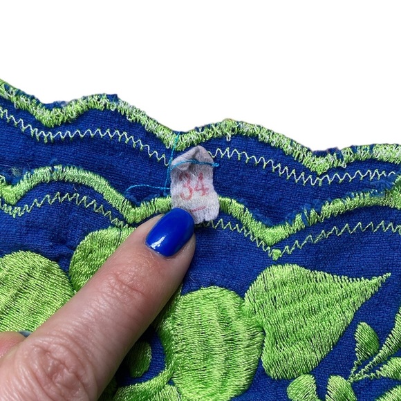 Vintage Mexican Hand Embroidered Blouse - Picture 3 of 4